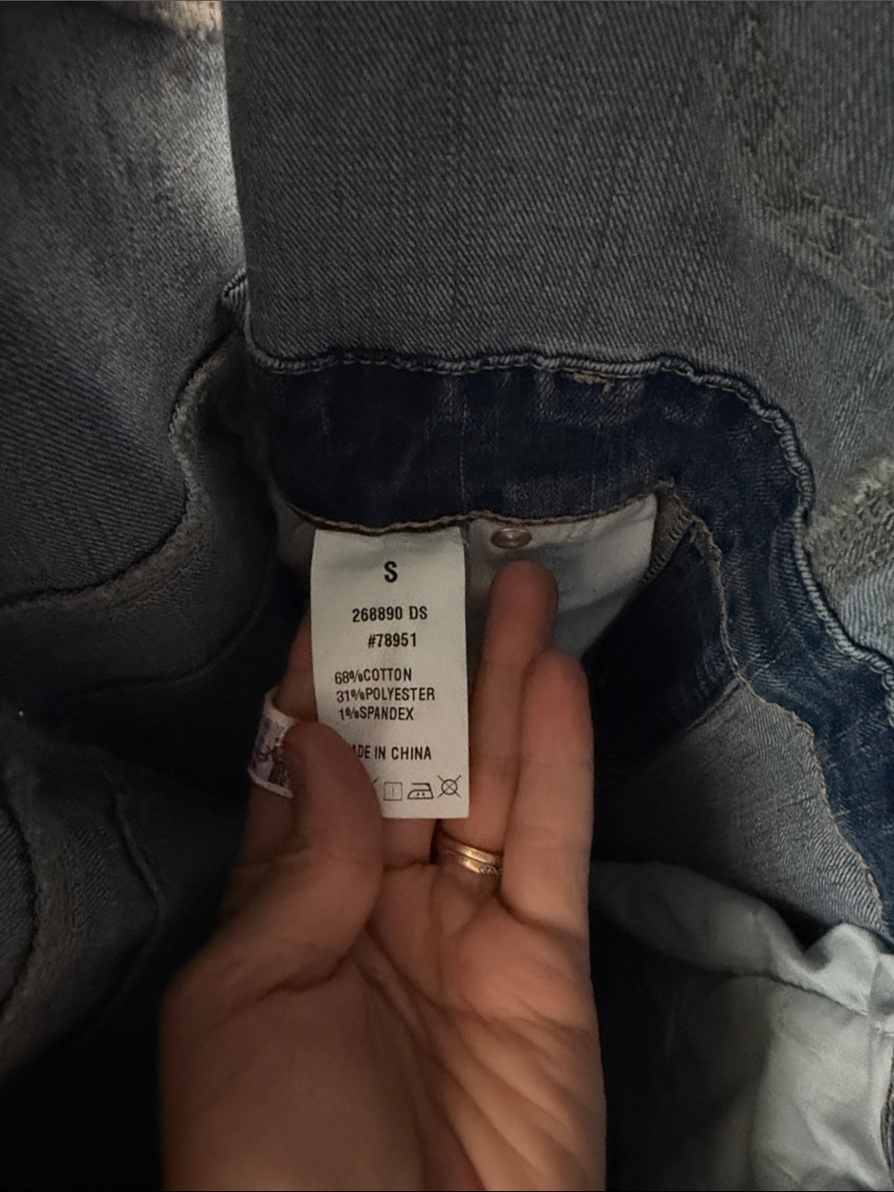 Flamingals Barrel Jean Overalls Size Small NWOT - Picture 3 of 4